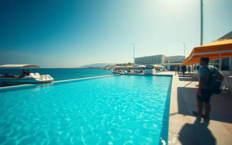 Larnaca's airport hub offers easy access to beautiful beaches and day trips for a perfect weekend getaway