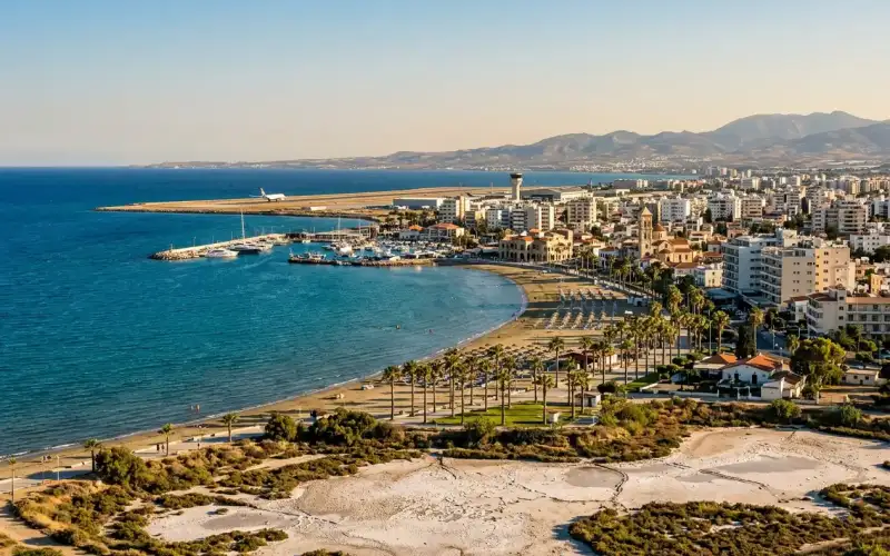 Larnaca's airport and beautiful coastline offer a perfect start to a Cyprus adventure