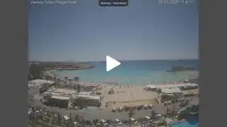 Thumbnail May 8, 2026 09:00 Ayia Napa Cyprus - Nissi Beach Panorama