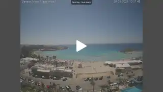 Thumbnail May 28, 2026 08:00 Ayia Napa Cyprus - Nissi Beach Panorama