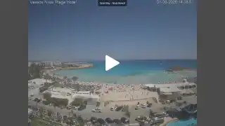 Thumbnail June 1, 2026 12:00 Ayia Napa Cyprus - Nissi Beach Panorama